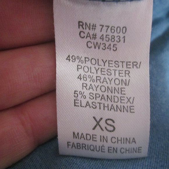 Chaser Top XS Starry Bolts Blue Puff Sleeve (Top Only) - Picture 6 of 7